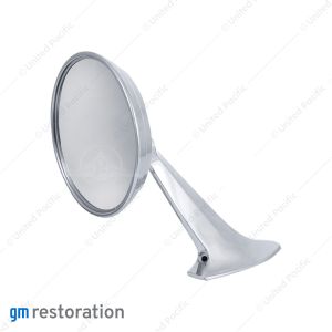 Exterior Mirror With Bow Tie Logo For 1965-1966 Chevy Passenger Car - L/H