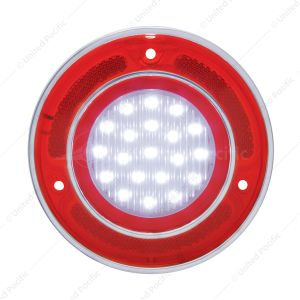 20 LED Backup Light With Stainless Steel Trim For 1968-1973 Chevrolet Corvette