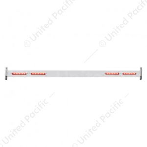 Polished SS Spreader Bar With Red LED Lights, Rear For 1932 Ford Car & Truck