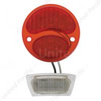 19 LED 12V Tail Light With 4 LED License Plate Light For 1928-31 Ford Model A - L/H