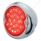 21 LED Tail Light Assembly With 4 LED License Plate Light SS Housing For 1933-1936 Ford Car/Truck -