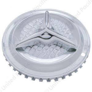 13" Chrome 3-Bar Fiesta Style Hubcaps (4/Set)