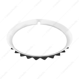 15" Polished Stainless Steel Contoured Beauty Wheel Rim