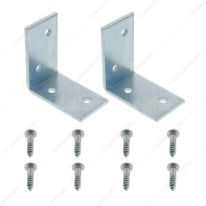 B-Pillar To Quarter "L" Bracket Set For 1932 Ford 5-Window Coupe