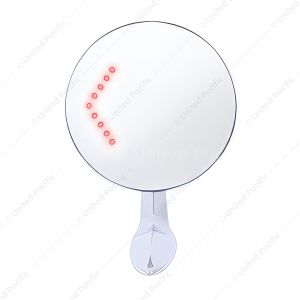 Exterior Rear View Mirror With LED Turn Signal Arrow For 1955-1957 Chevy Passenger Car