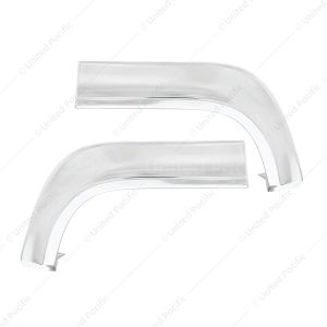 Front Upper Eyebrows Moldings For 1963 Chevy Passenger Car (Pair)