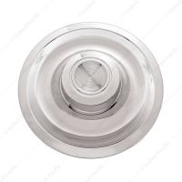 Rally Wheel Hubcap Set With Plain Center Cap For 1967 Chevy Camaro (4/Set)