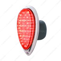51 LED Tail Light With Stainless Steel Rim For 1938-39 Ford Passenger Car