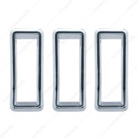 Tail Light Bezels Set For 1968 Ford Mustang (3/Set)