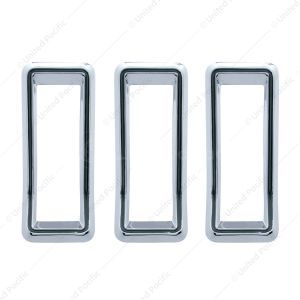 Tail Light Bezels Set For 1968 Ford Mustang (3/Set)