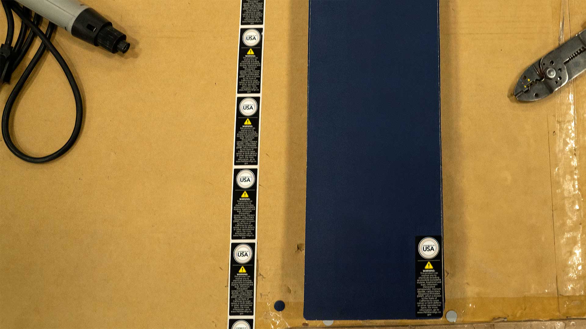 Assembled In USA Labels