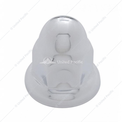 33mm X 2" Chrome Steel Nipple Nut Covers With Flange