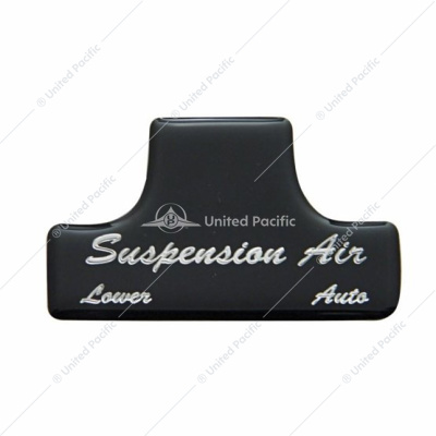 "Suspension Air" Switch Guard Sticker Only - Black