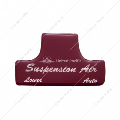 "Suspension Air" Switch Guard Sticker Only - Red