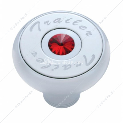 "Trailer" Deluxe Air Valve Knob - Red Crystal