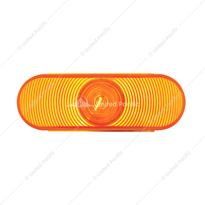 6" Oval Turn Signal Light - Amber Lens