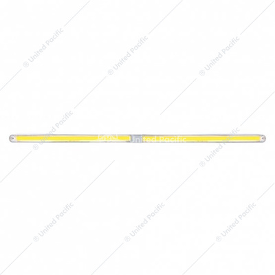 Dual 24 LED Dual Function 12" GloLight Bar With Bezel - Amber LED/Clear Lens