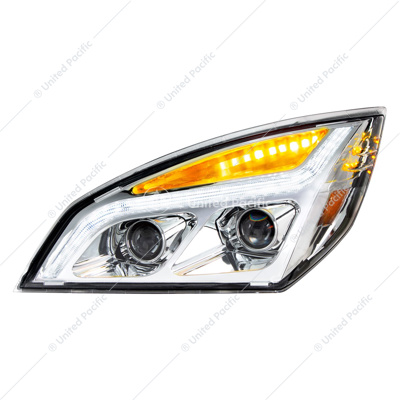 LED Projection Headlight With LED Position Light For 2018-2024 Freightliner Cascadia