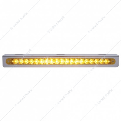 12-3/4" Stainless Light Bracket With 19 LED 12" Light Bar