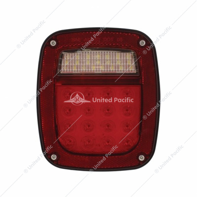 LED Universal Combination Tail Light With License Light & Side Marker (Bulk)