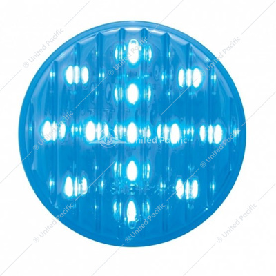 13 LED 2-1/2" Auxiliary/Utility Light - Blue LED/Clear Lens (Bulk)