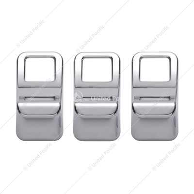 Chrome Switch Cover For Kenworth T680/T880/W990 (3-Pack)