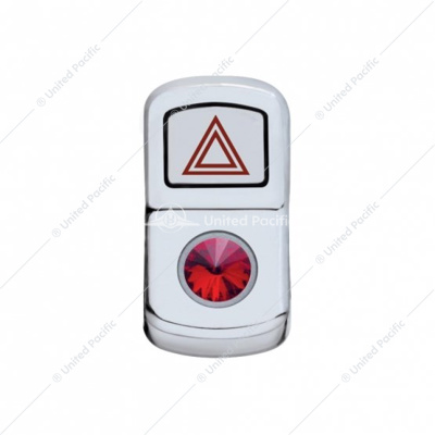 "Hazard" Rocker Switch Cover With Color Crystal