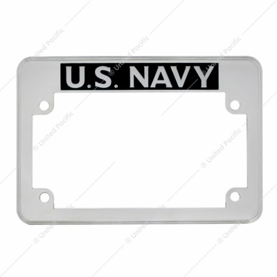 "U.S. Navy" Motorcycle License Plate Frame