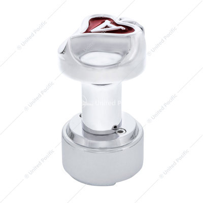 Ace of Spades Thread-On Shift Knob & Adapter For Eaton Fuller Style 9/10 Shifter - Chrome
