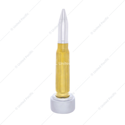 50 Caliber Bullet Style Thread-On Gearshift Knob With 9/10 Speed Adapter