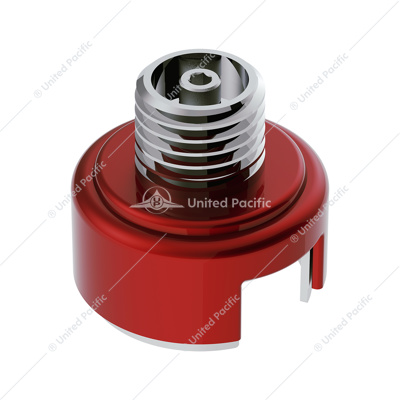 M30X3.5 Thread-On Shift Knob Mounting Adapter For Eaton Fuller Style 13/15/18 Shifter - Candy Red