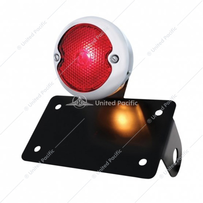 SS 1933 Ford Style Tail Light Assembly With Horizontal Mounting Bracket For Motorcycle