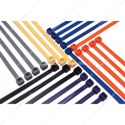 4" UV Black Nylon Wire Tie 18 Lbs, 31 Pcs.