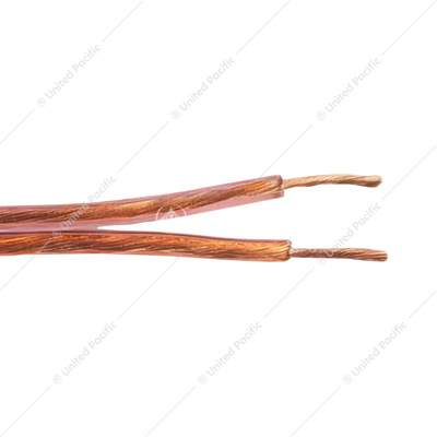 Speaker Wire Bonded - 18 AWG 2-Way, PVC Insulated Copper Wire 25 Ft.
