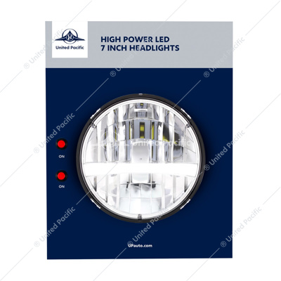 United Pacific 7" LED Headlight Display - 31459