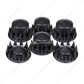 Pointed Axle Cover Combo Kit With 33mm Spike Thread-On Nut Covers & Nut Cover Tool - Matte Black