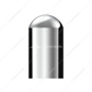 33mm X 3-3/4" Chrome Plastic Dome Nut Covers - Thread-On (60-Pack)