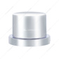 1/2" x 5/8" Chrome Plastic Flat Top Nut Covers - Push-On (10-Pack)