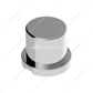 15/16" X 1-3/16" Chrome Plastic Flat Top Nut Cover - Push-On (Bulk)