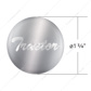 "Tractor" Glossy Air Valve Knob Candy Color Sticker -Liquid Silver