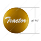"Tractor" Glossy Air Valve Knob Candy Color Sticker -Electric Yellow