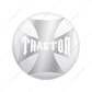 "Tractor" Maltese Cross Air Valve Knob Candy Color Sticker - Pearl White