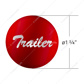 "Trailer" Glossy Air Valve Knob Candy Color Sticker - Candy Red