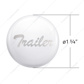 "Trailer" Glossy Air Valve Knob Candy Color Sticker - Pearl White