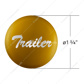 "Trailer" Glossy Air Valve Knob Candy Color Sticker - Electric Yellow