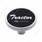 "Tractor" Short Air Valve Knob With Aluminum Sticker