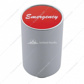 "Emergency" 3" Air Valve Knob - Red Aluminum Sticker