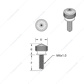 3/4" Short M6 Dash Screw With Crystal For Kenworth (2-Pack)