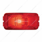 Single Bulb Rectangular Light (Clearance/Marker) - Red Lens