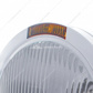 Stainless Steel Bullet Classic Headlight H4 Bulb & Turn Signal - Amber Lens